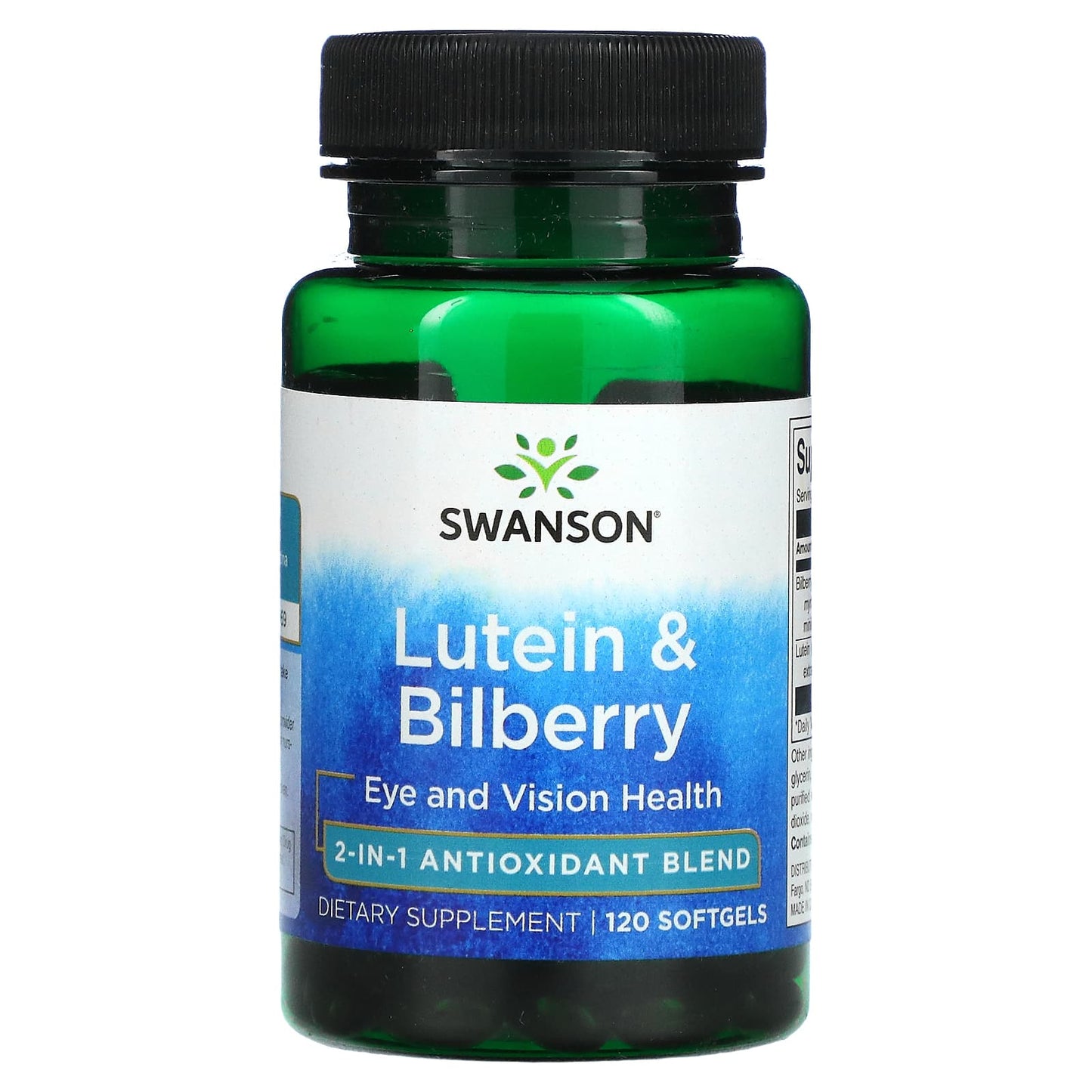 Swanson-Lutein & Bilberry-120 Softgels