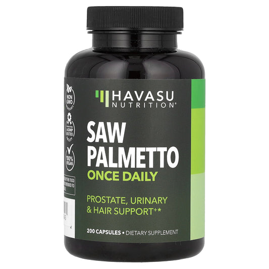 Havasu Nutrition-Saw Palmetto-Once Daily-200 Capsules