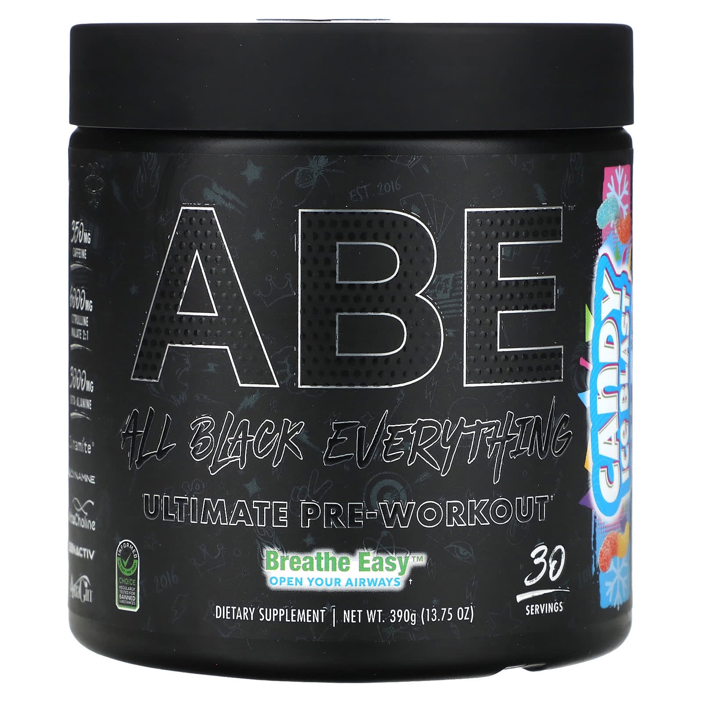 ABE-Ultimate Pre-Workout-Candy Ice Blast-13.75 oz (390 g)