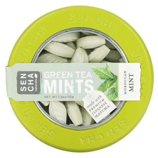 Sencha Naturals-Green Tea Mints-Moroccan Mint-1.2 oz (35 g)