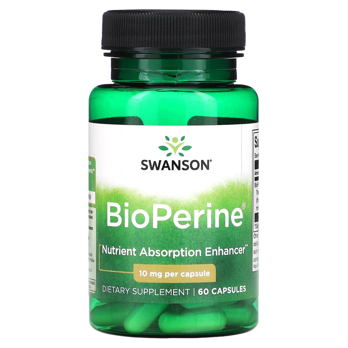 Swanson-BioPerine-10 mg-60 Capsules