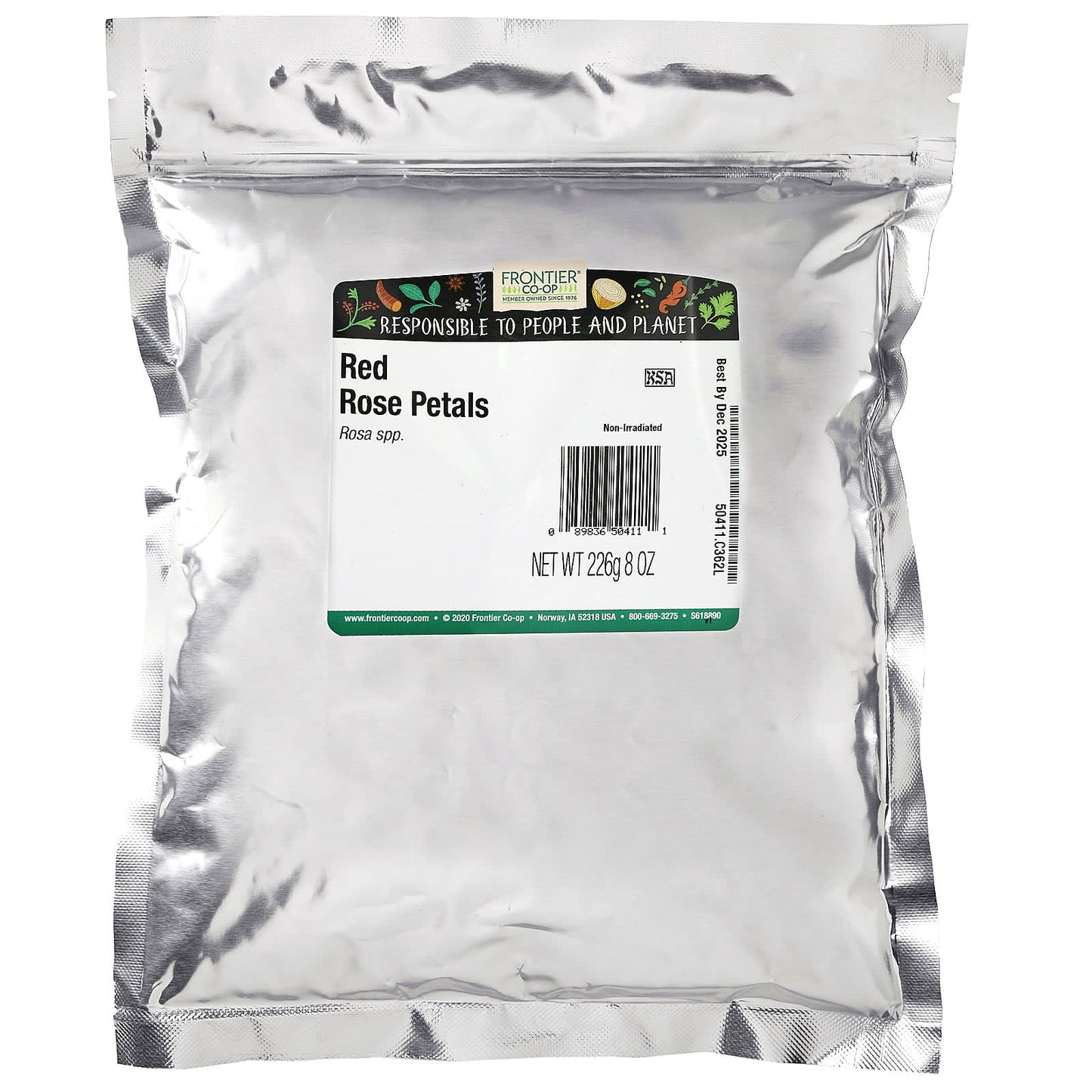 Frontier Co-op, Red Rose Petals, 8 oz (226 g)