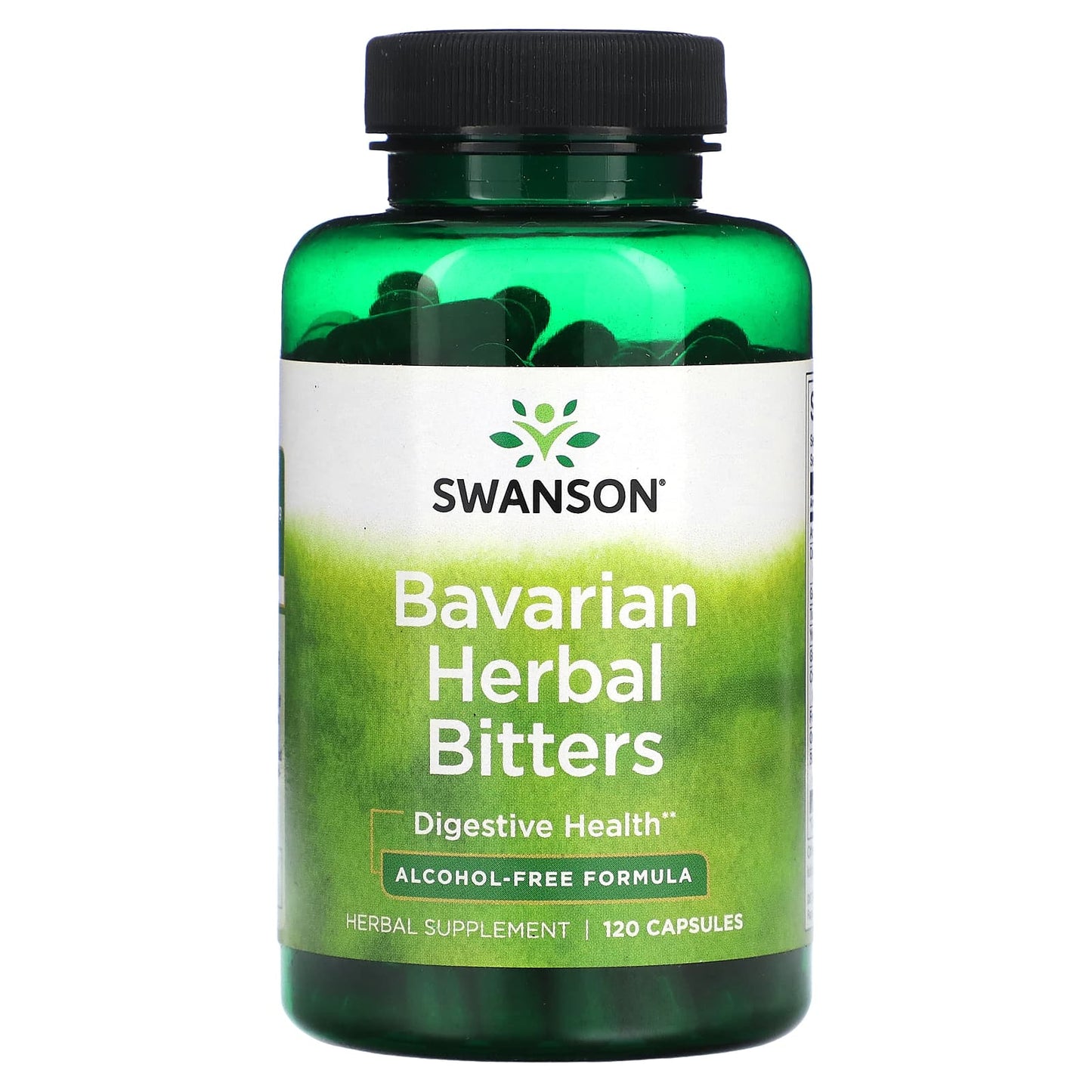 Swanson-Bavarian Herbal Bitters-Alcohol-Free-120 Capsules