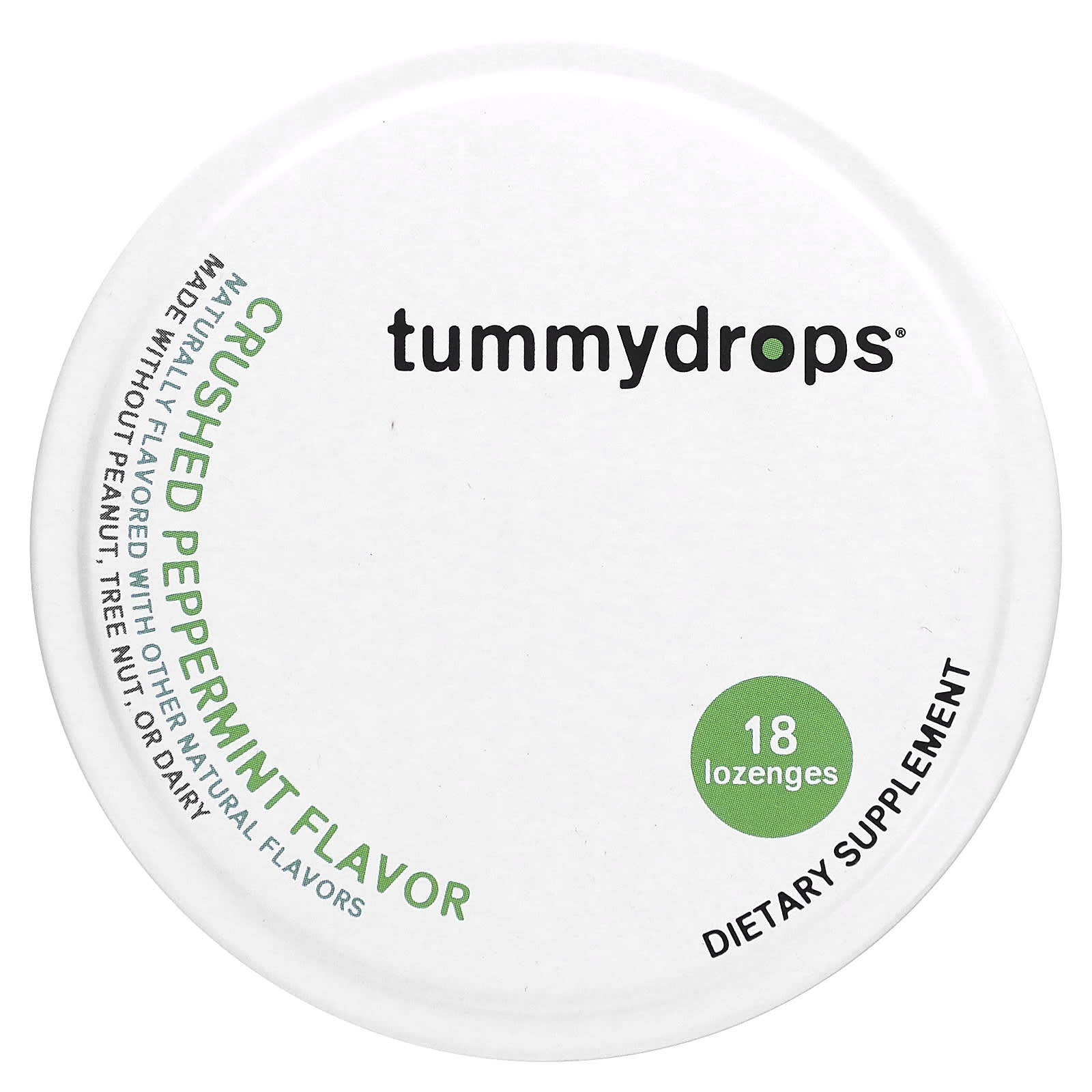 Tummydrops-Crushed Peppermint Lozenges-18 Lozenges