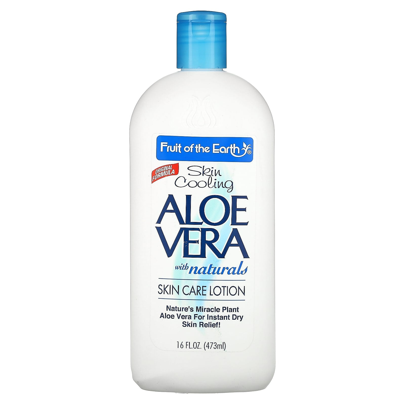 Fruit of the Earth-Skin Care Lotion-Aloe Vera with Naturals-16 fl oz (473 ml)