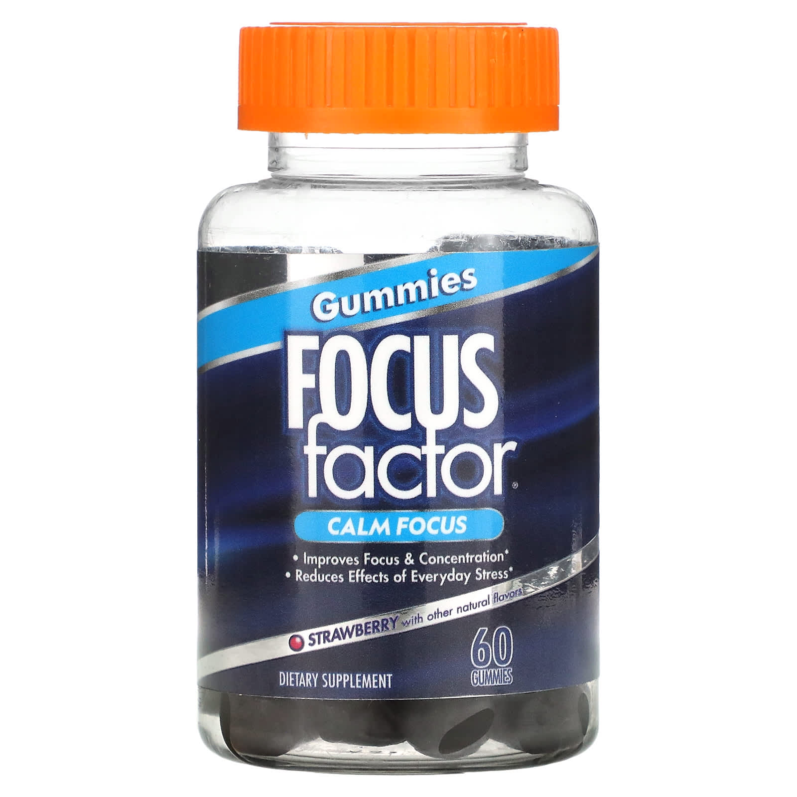 Focus Factor-Calm Focus-Strawberry-60 Gummies