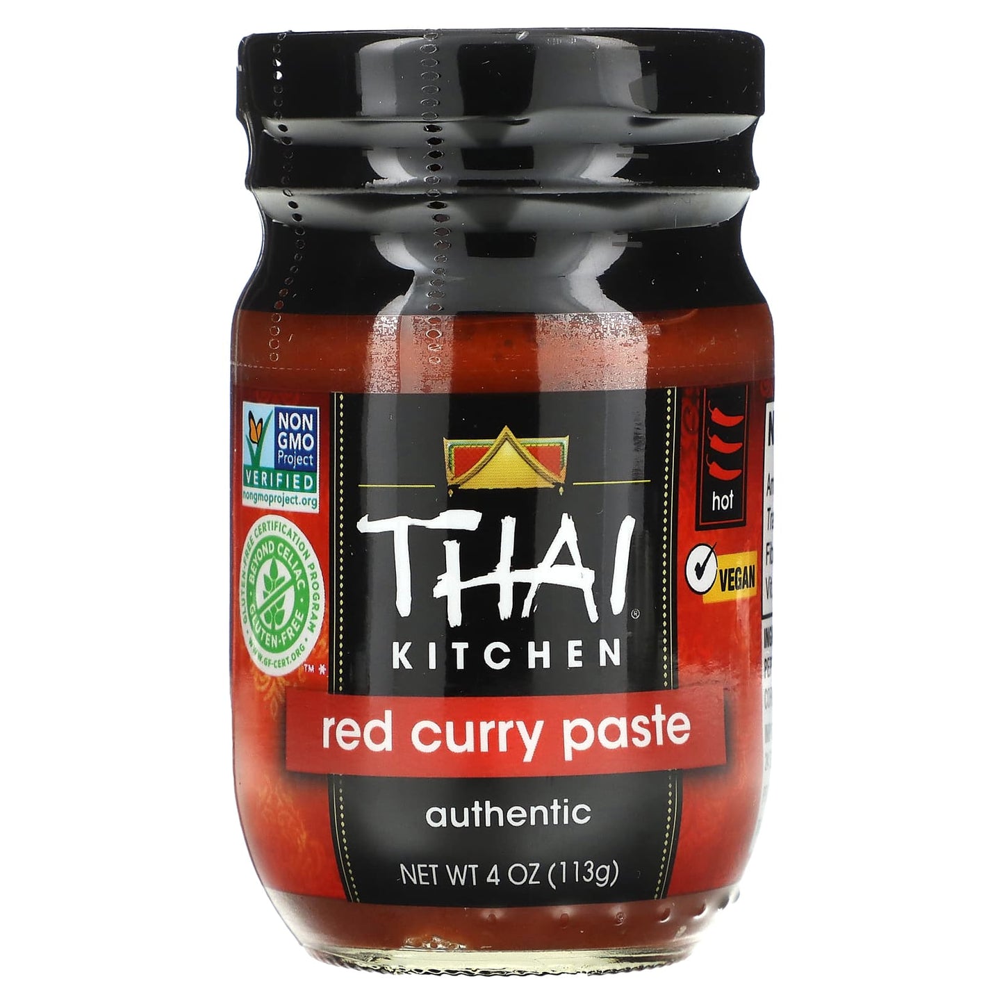 Thai Kitchen-Red Curry Paste-Hot-4 oz (113 g)