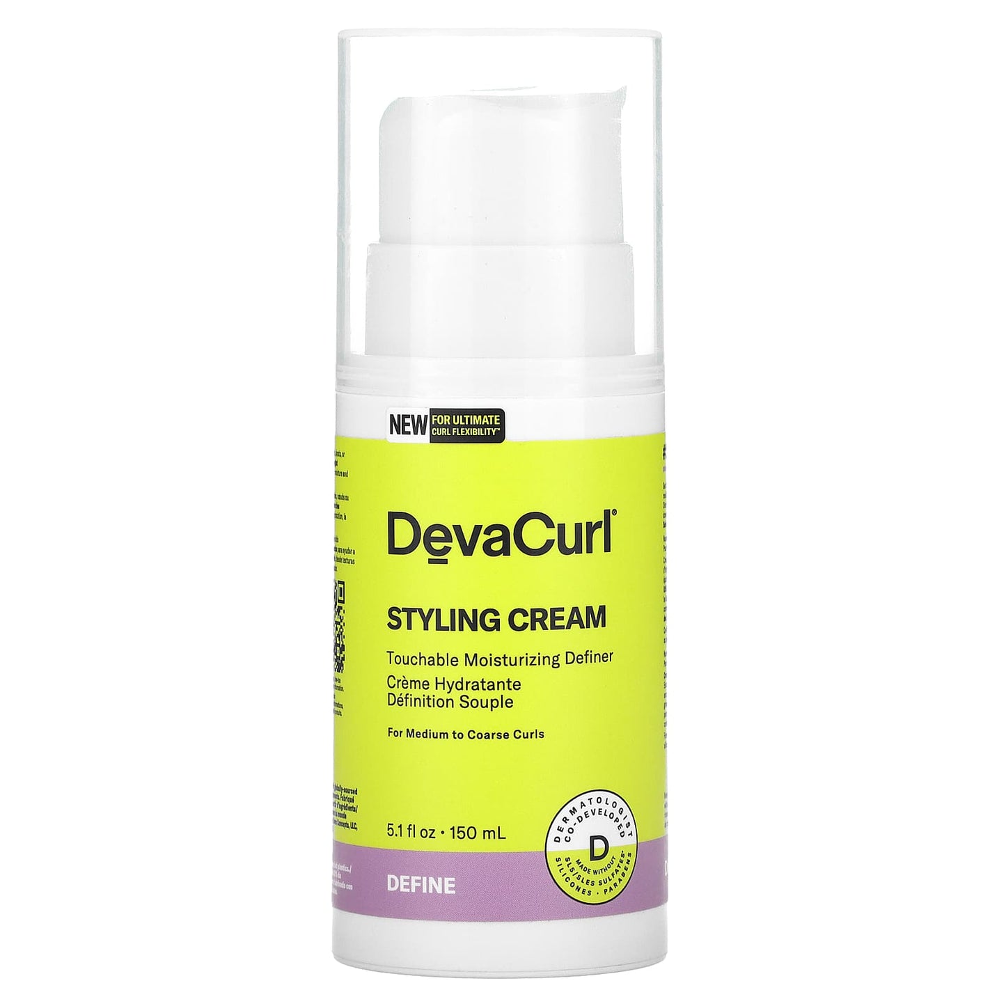 DevaCurl-Styling Cream-Touchable Moisturizing Definer-5.1 fl oz (150 ml)