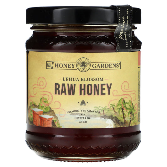 Honey Gardens-Lehua Blossom-Raw Honey-9 oz (255 g)