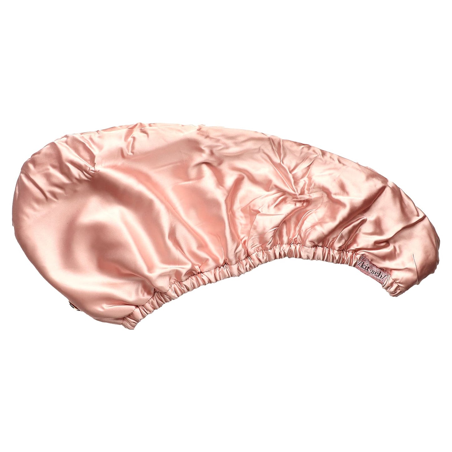 Kitsch, Satin-Wrapped Microfiber Hair Towel, Blush, 1 Piece