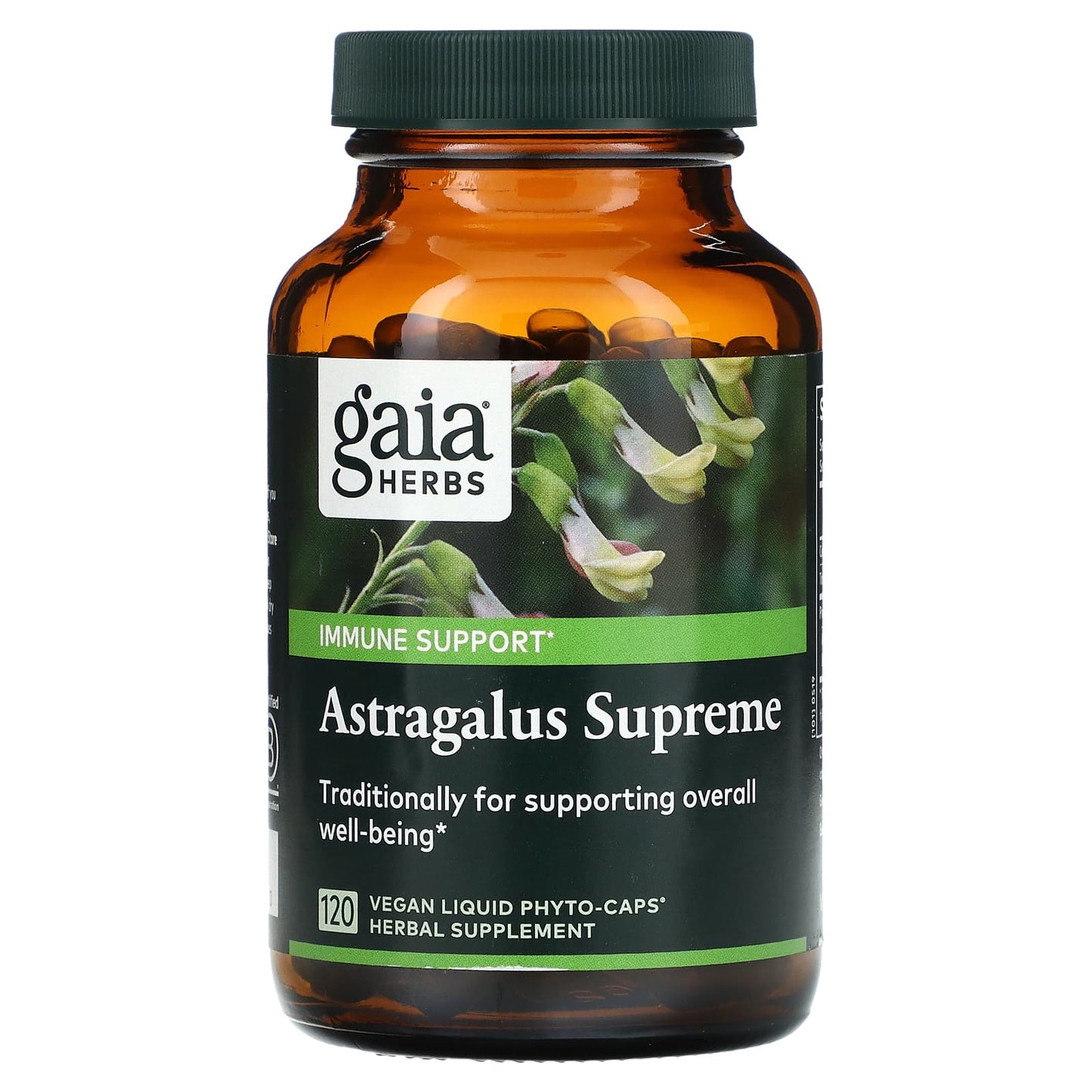 Gaia Herbs-Astragalus Supreme-120 Vegan Liquid Phyto-Caps