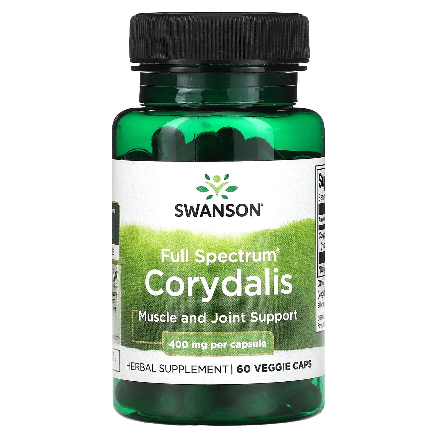 Swanson-Full Spectrum Corydalis-400 mg-60 Veggie Caps