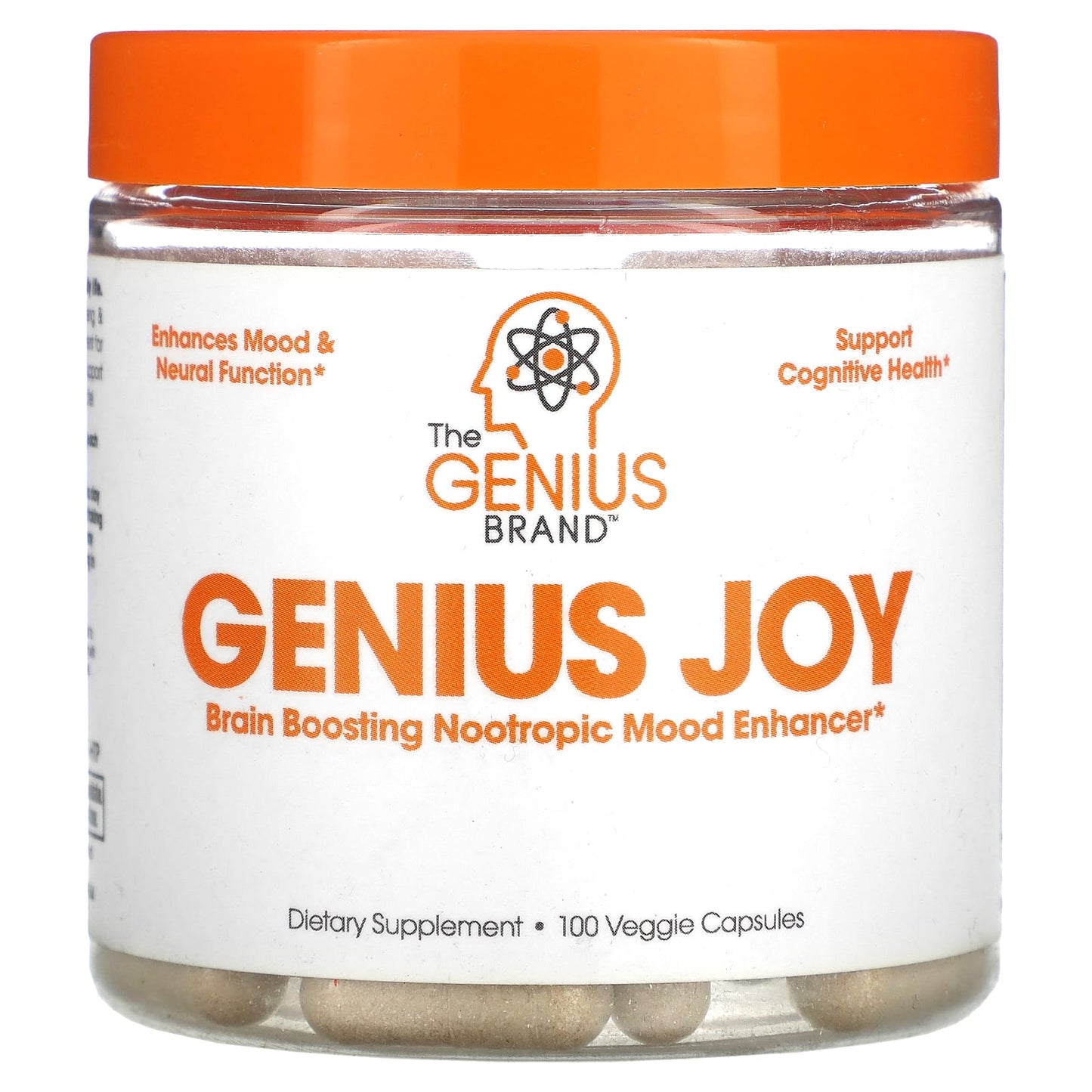 The Genius Brand-Genius Joy-100 Veggie Capsules