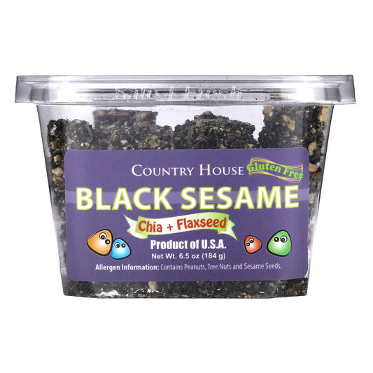 Country House-Black Sesame-Chia & Flaxseed-6.5 oz (184 g)