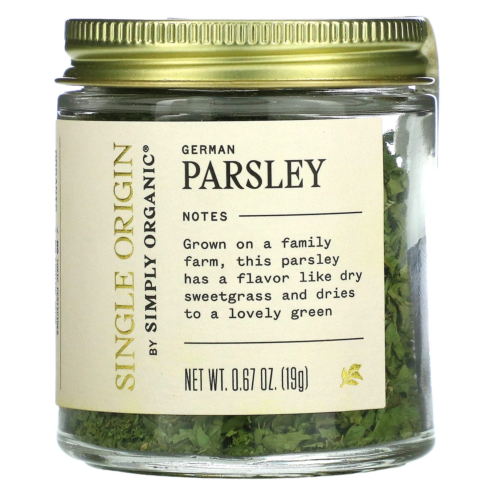 Simply Organic-Single Origin-German Parsley-0.67 oz (19 g)