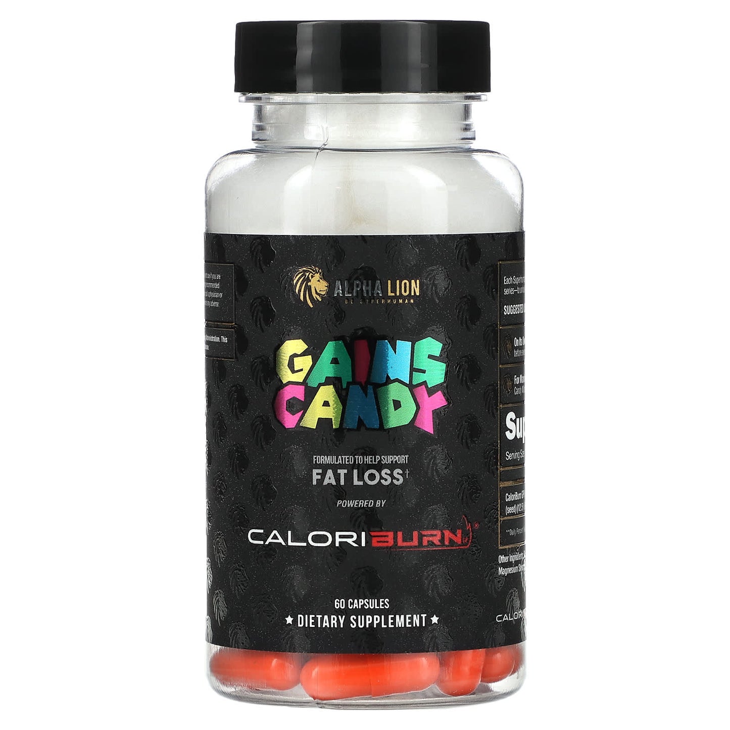 ALPHA LION-Gains Candy-CaloriBurn-60 Capsules