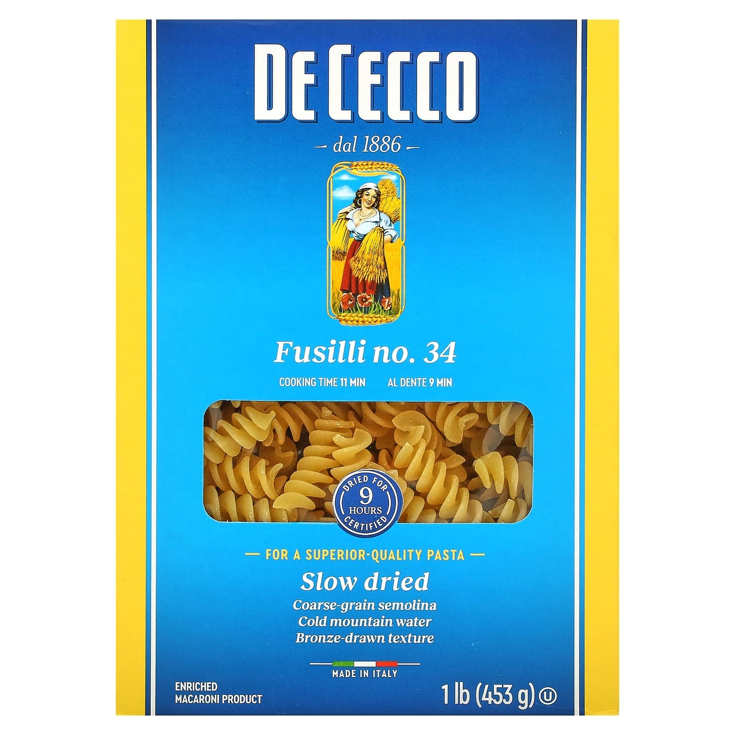 De Cecco-Fusilli No. 34-1 lb (453 g)