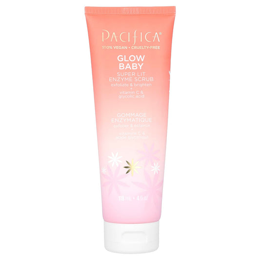 Pacifica-Glow Baby-Super Lit Enzyme Scrub-4 fl oz (118 ml)