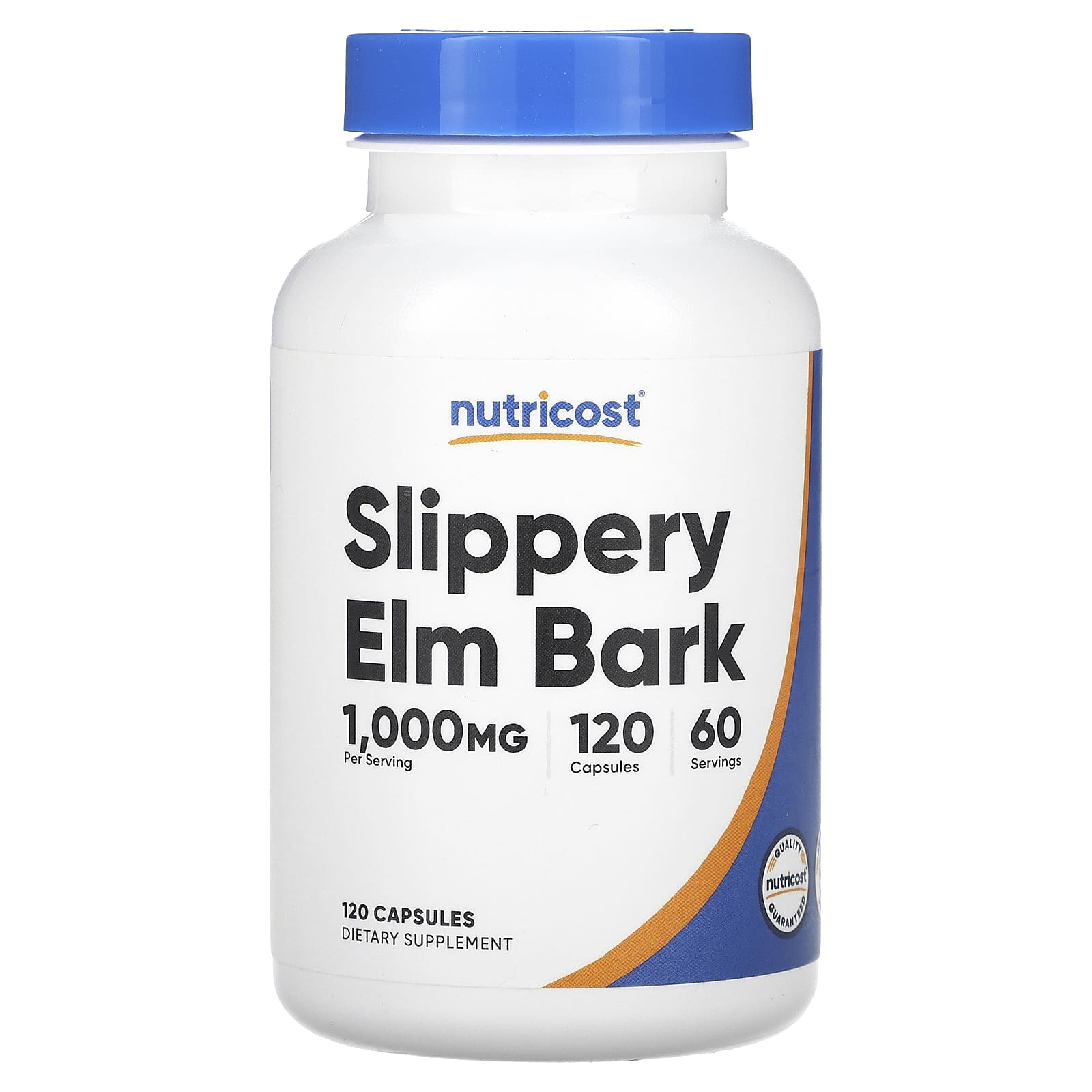 Nutricost-Slippery Elm Bark-1,000 mg-120 Capsules (500 mg per Capsule)