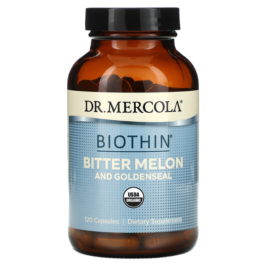 Dr. Mercola-Biothin-Bitter Melon and Goldenseal-120 Capsules