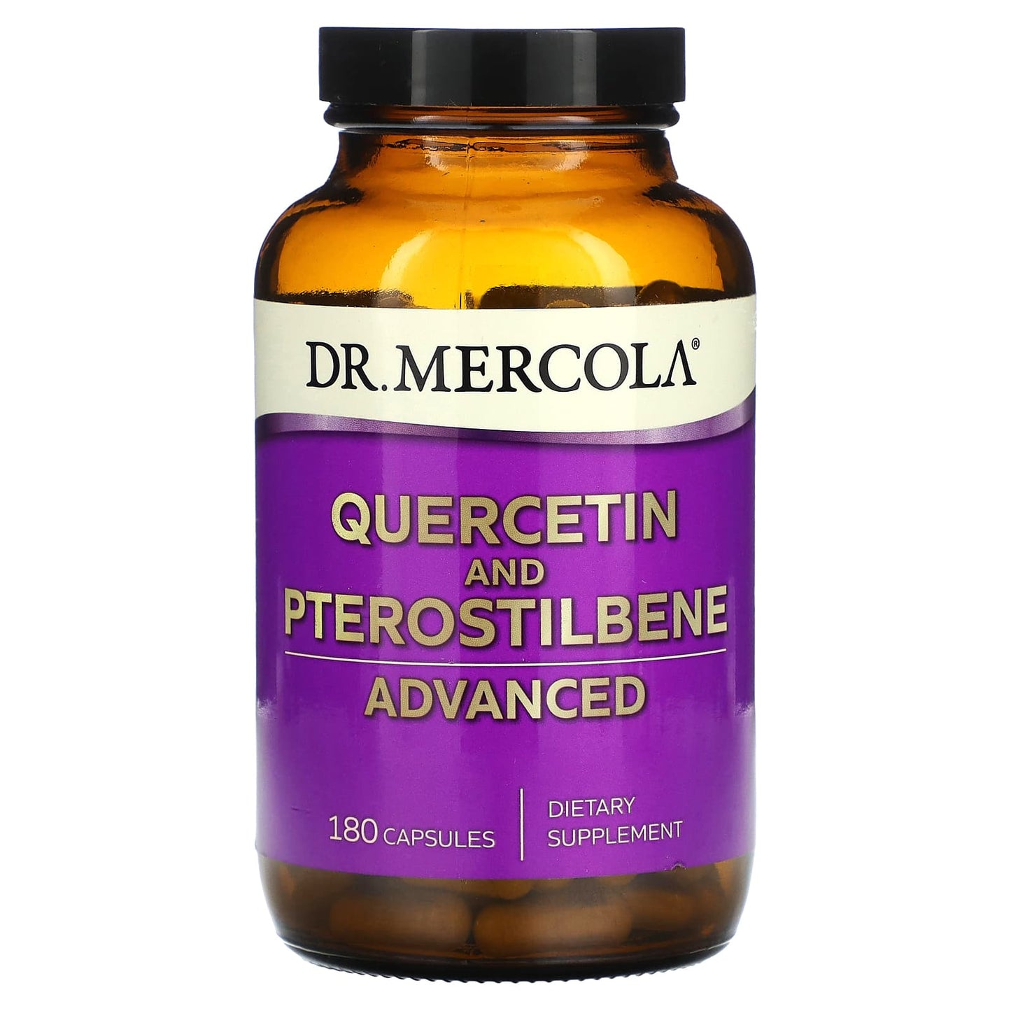 Dr. Mercola-Quercetin and Pterostilbene-Advanced-180 Capsules