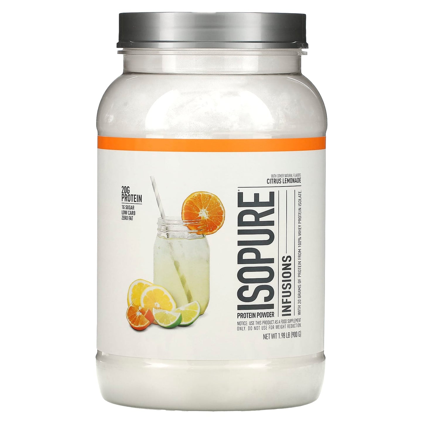 Isopure-Infusions Protein Powder-Citrus Lemonade-1.98 lb (900 g)