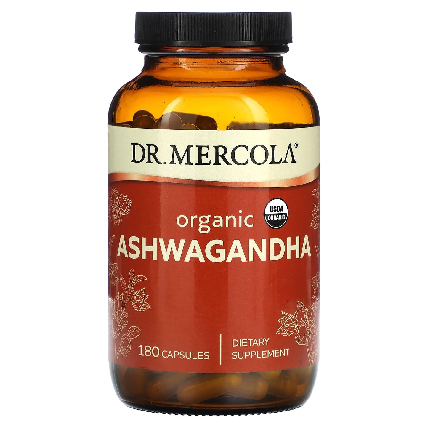 Dr. Mercola-Organic Ashwagandha-180 Capsules