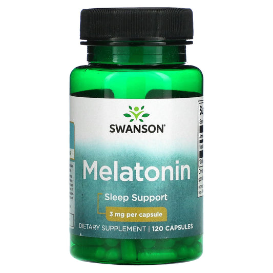 Swanson-Melatonin-3 mg-120 Capsules