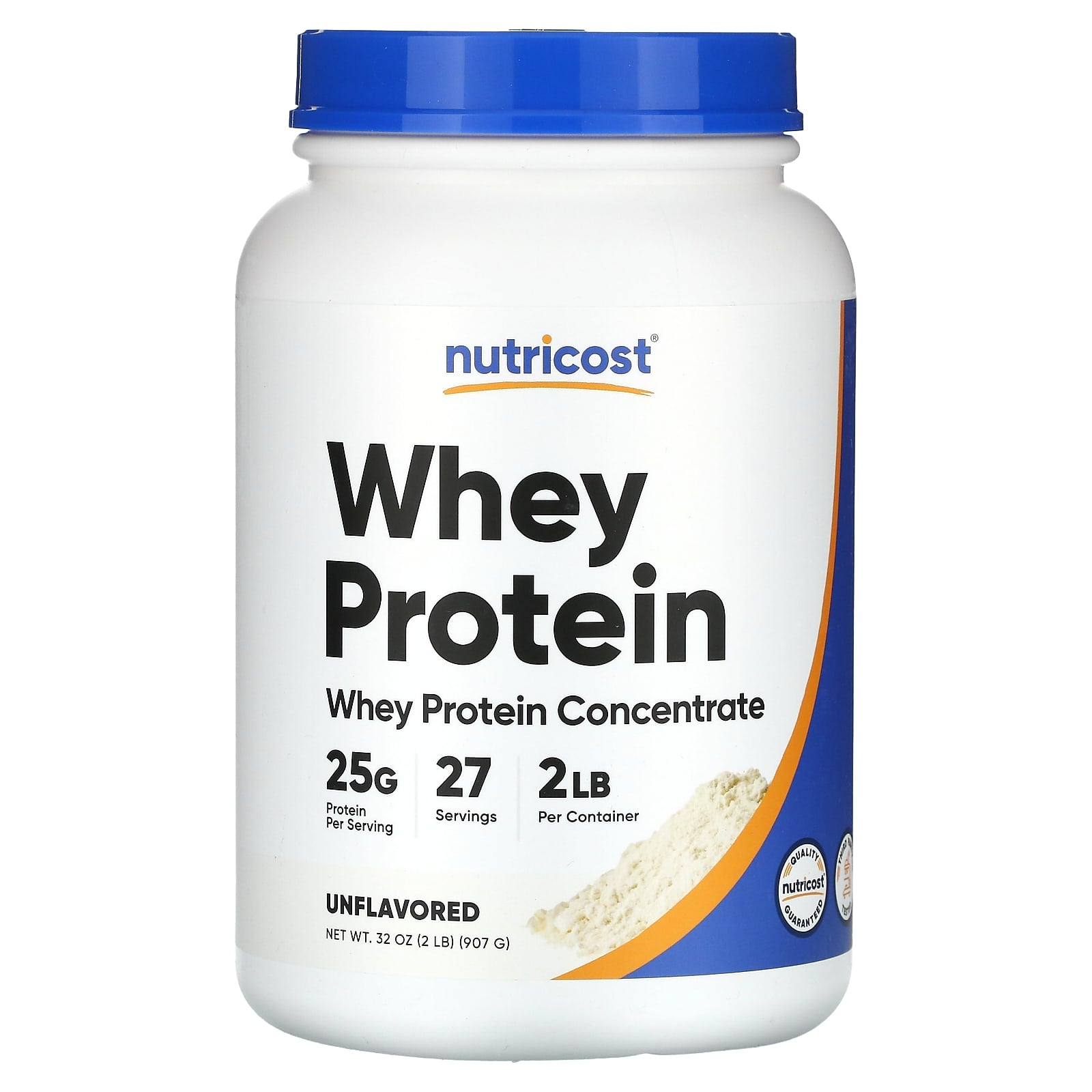 Nutricost-Whey Protein Concentrate-Unflavored-2 lb (907 g)