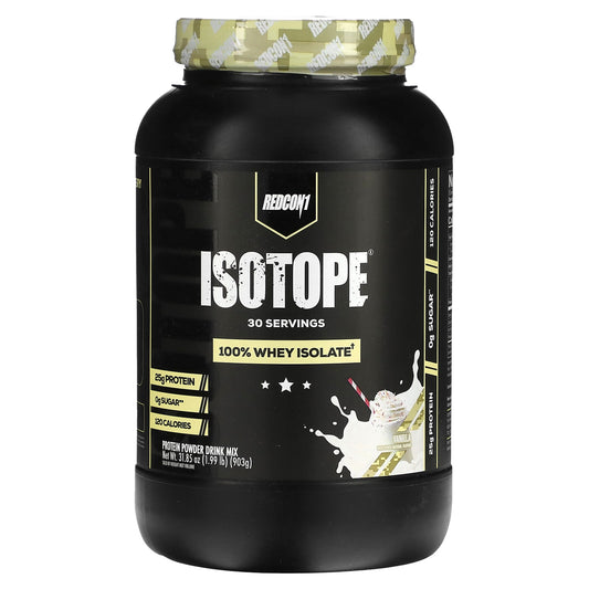 Redcon1-Isotope-Protein Powder Drink Mix-Vanilla-1.99 lbs (903 g)