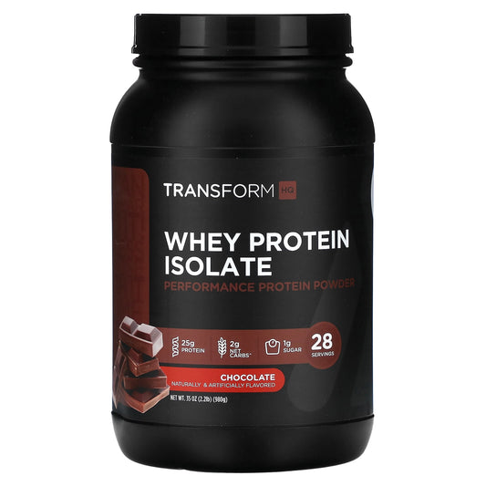 TransformHQ-Whey Protein Isolate-Chocolate-35 oz (980 g)