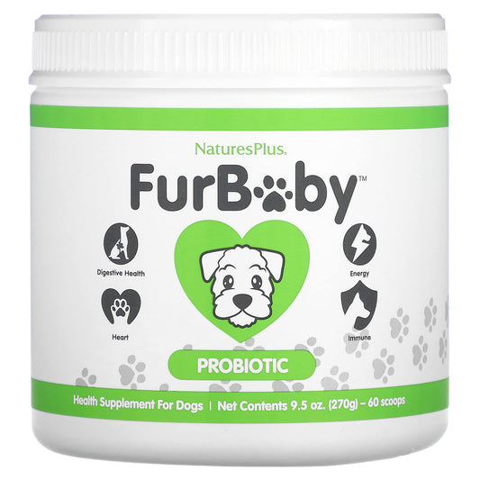 NaturesPlus-FurBaby-Probiotic for Dogs-9.5 oz (270 g)