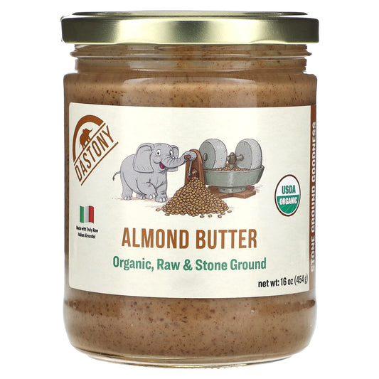 Dastony-Organic Almond Butter-16 oz (454 g)