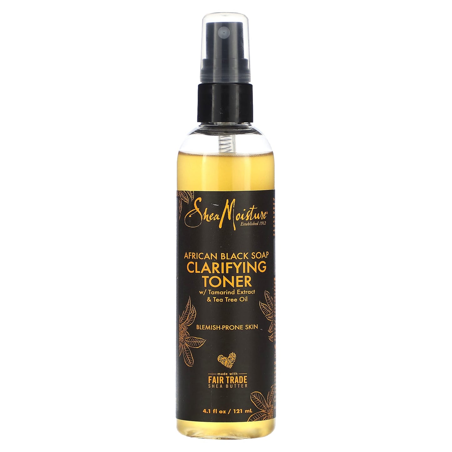 SheaMoisture-African Black Soap-Clarifying Toner w/ Tamarind Extract & Tea Oil-4.1 fl oz (121 ml)