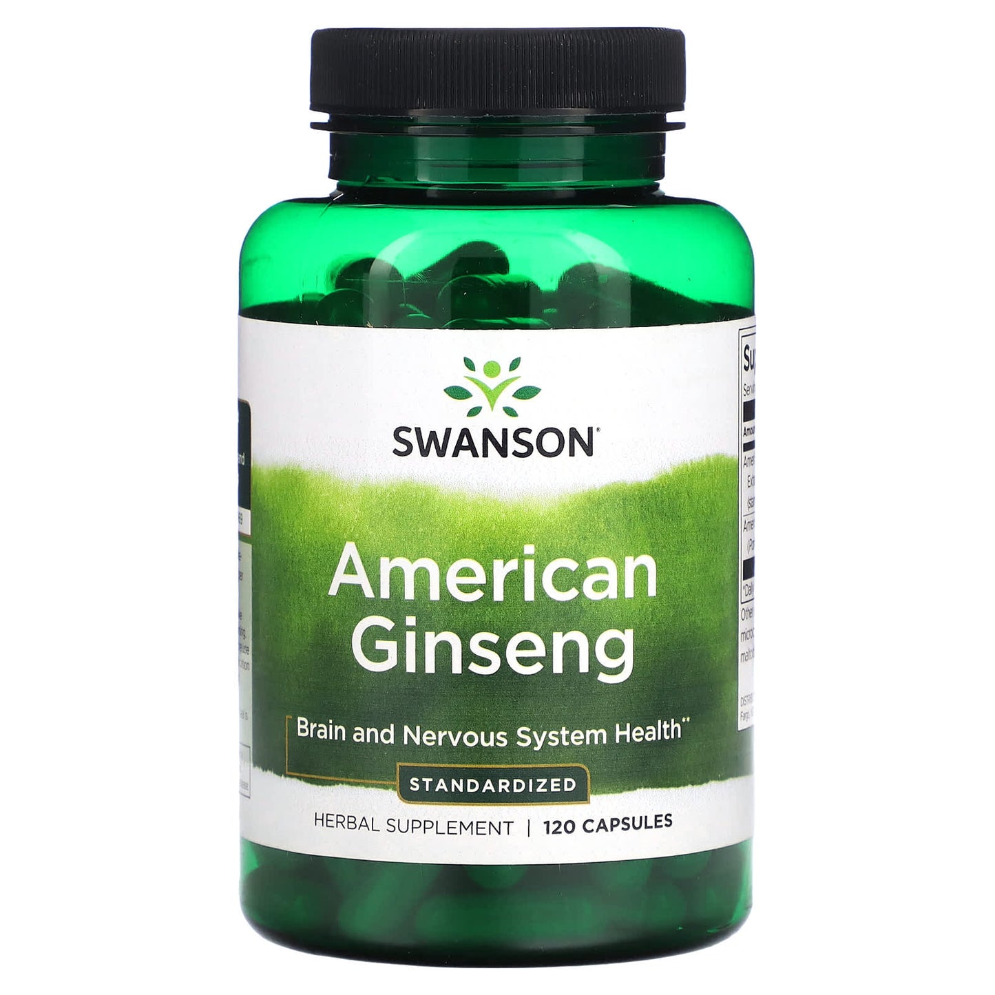 Swanson-American Ginseng-300 mg-120 Capsules