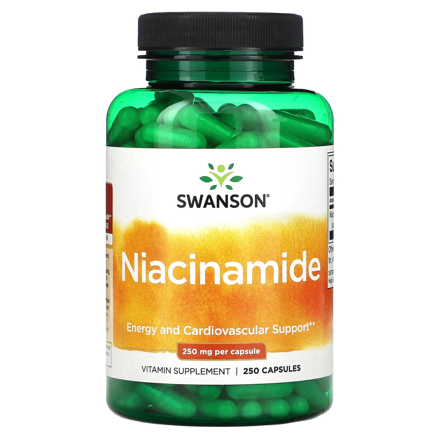 Swanson-Niacinamide-250 mg-250 Capsules