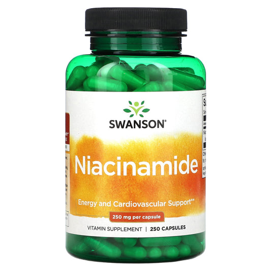 Swanson-Niacinamide-250 mg-250 Capsules