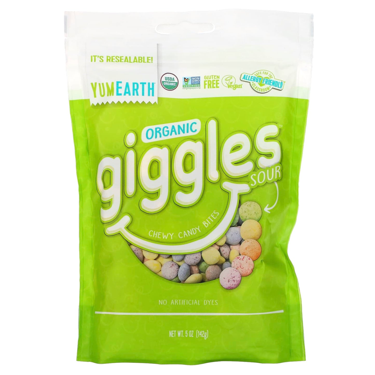 YumEarth-Organic Giggles-Sour-5 oz (142 g)