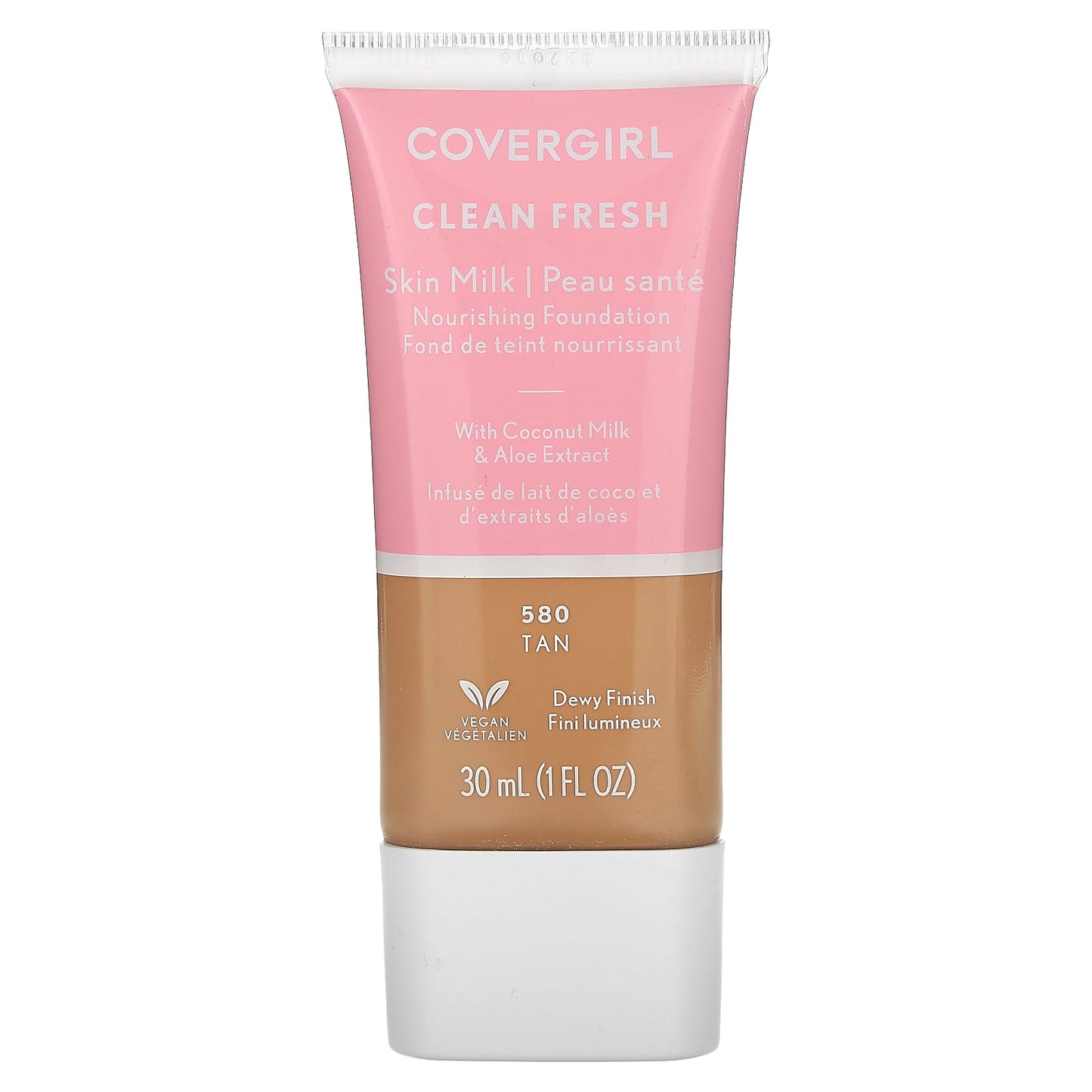 Covergirl-Clean Fresh-Skin Milk Nourishing Foundation-580 Tan-30 ml (1 fl oz )