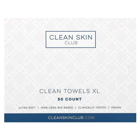 Clean Skin Club-Clean Towels XL-Disposable-50 Count