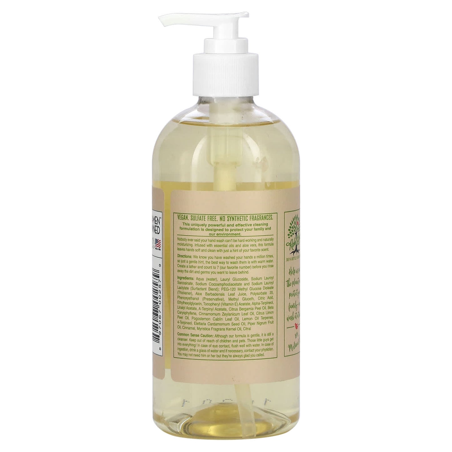 Rebel Green, Fresh & Clean Hand Soap, Chai Tea, 16.9 fl oz (500 ml)