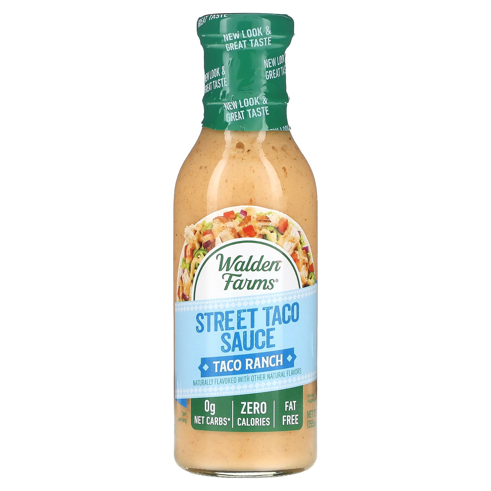 Walden Farms-Street Taco Sauce-Taco Ranch-12 fl oz (355 ml)