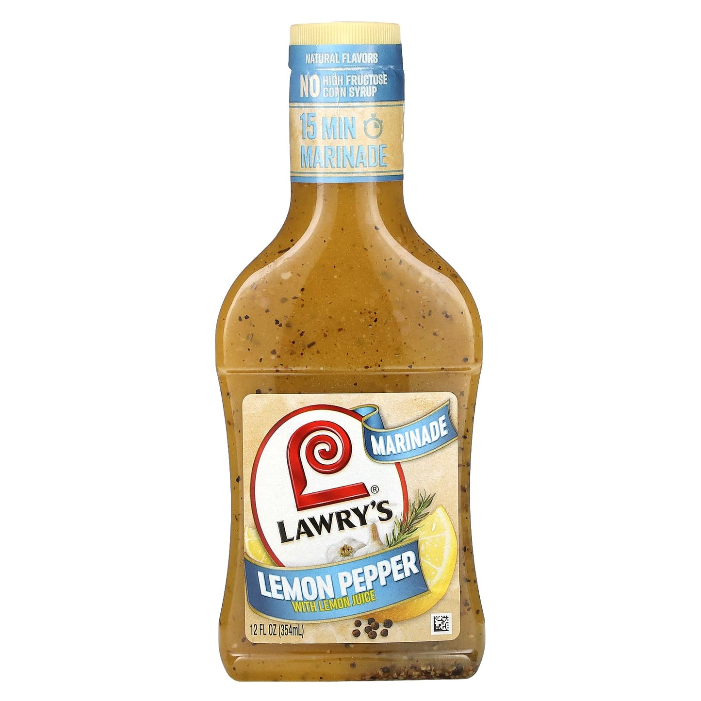 Lawry's-Marinade-Lemon Pepper With Lemon Juice-12 fl oz (354 ml)