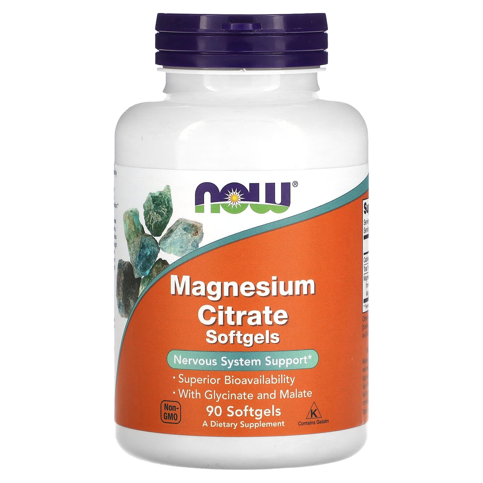 NOW Foods-Magnesium Citrate-90 Softgels