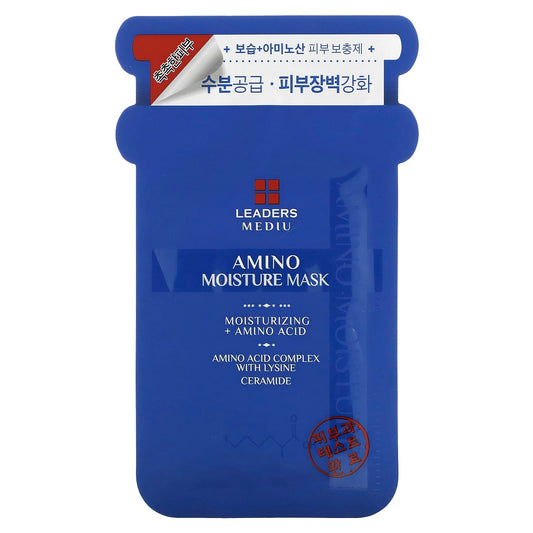 Leaders-Mediu-Amino Moisture Beauty Mask-1 Sheet-0.84 fl oz (25 ml)