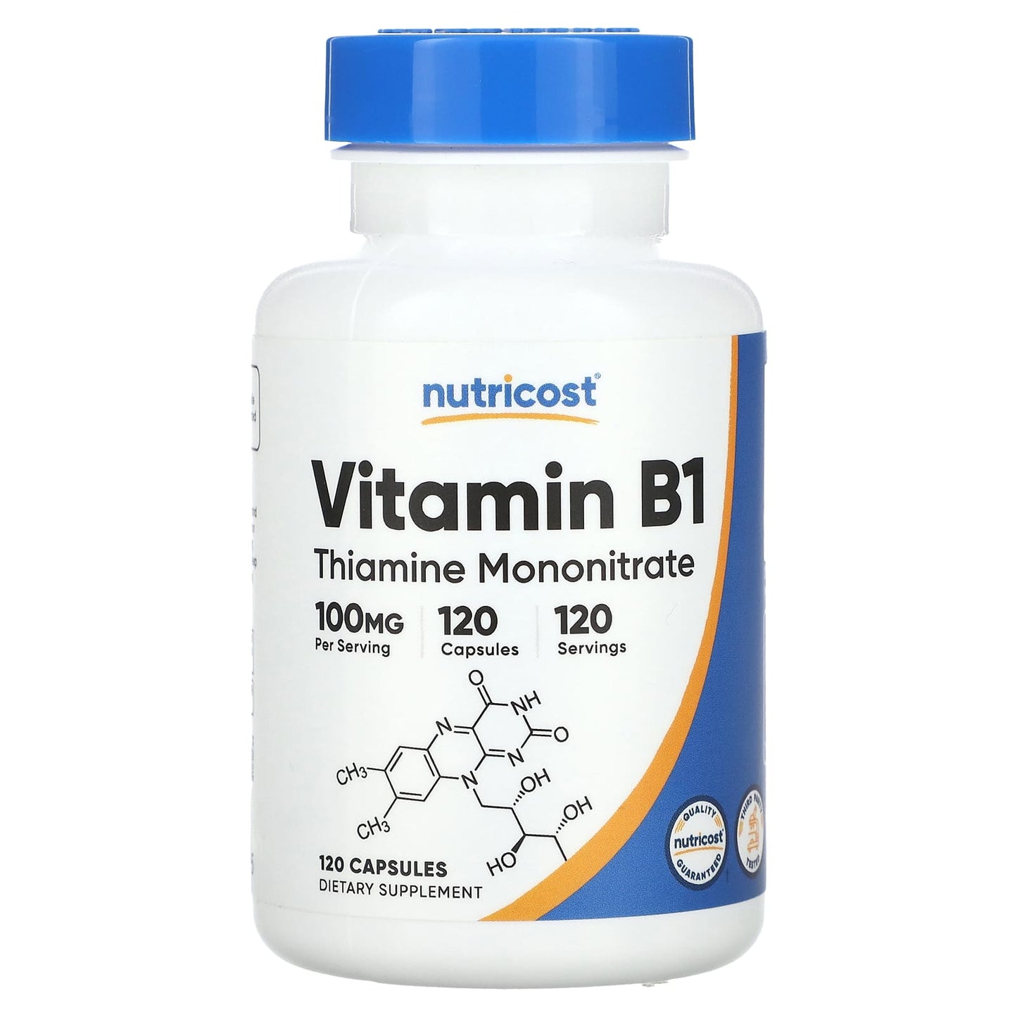 Nutricost-Vitamin B1-100 mg-120 Capsules