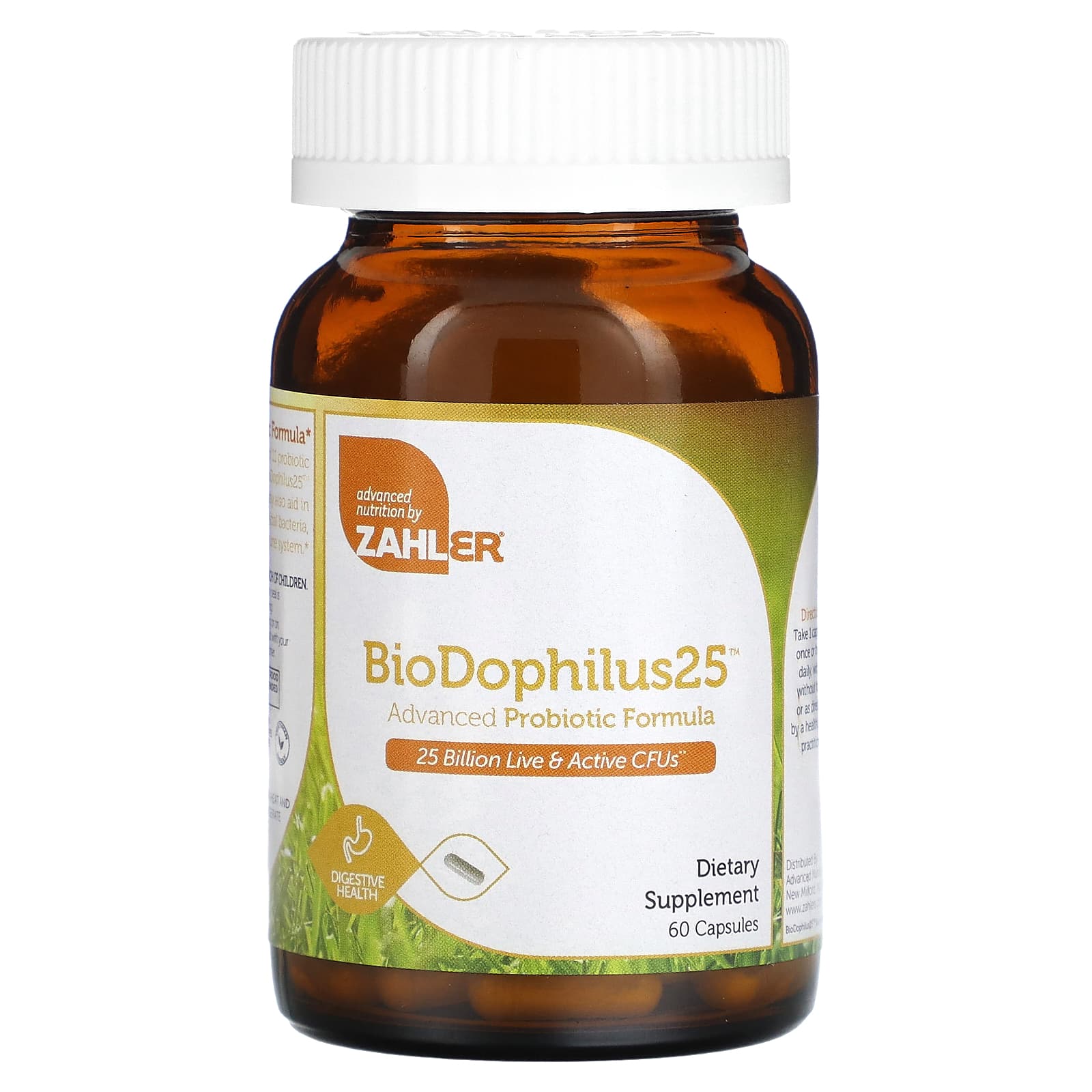 Zahler-BioDophilus25-Advanced Probiotic Formula-25 Billion CFU-60 Capsules