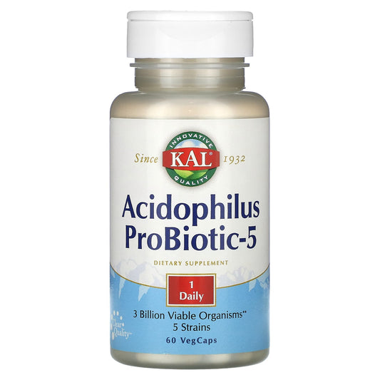 KAL-Acidophilus ProBiotic-5-60 VegCaps