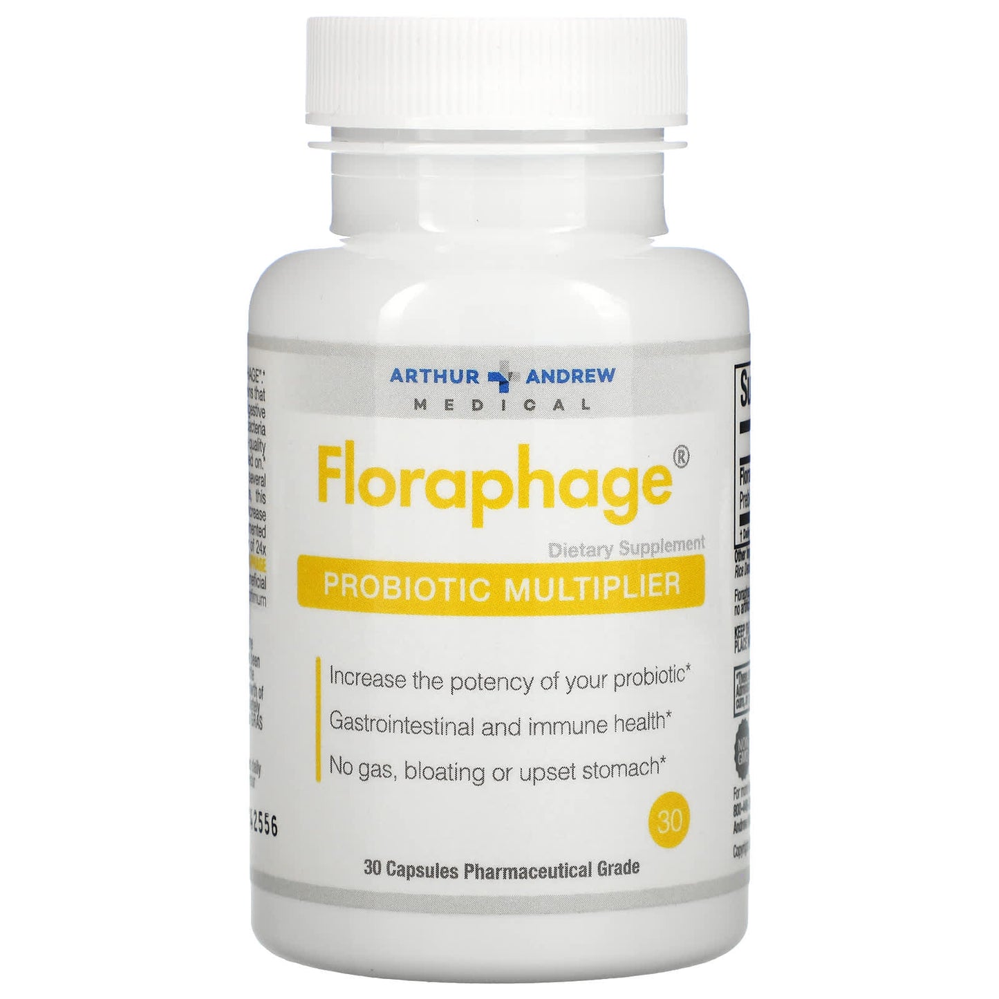 Arthur Andrew Medical-Floraphage-Probiotic Multiplier-30 Capsules