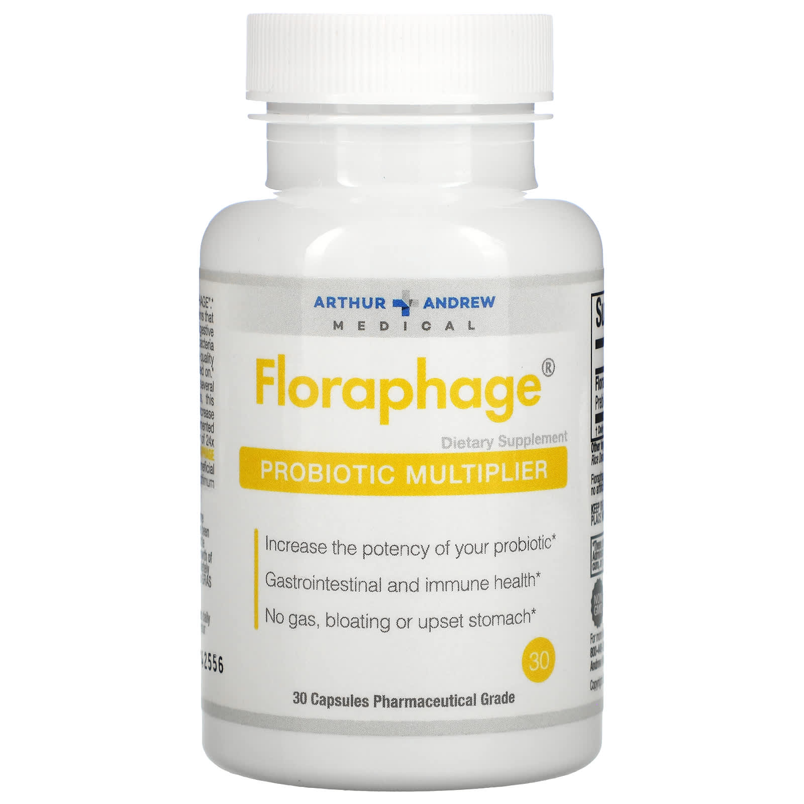 Arthur Andrew Medical-Floraphage-Probiotic Multiplier-30 Capsules